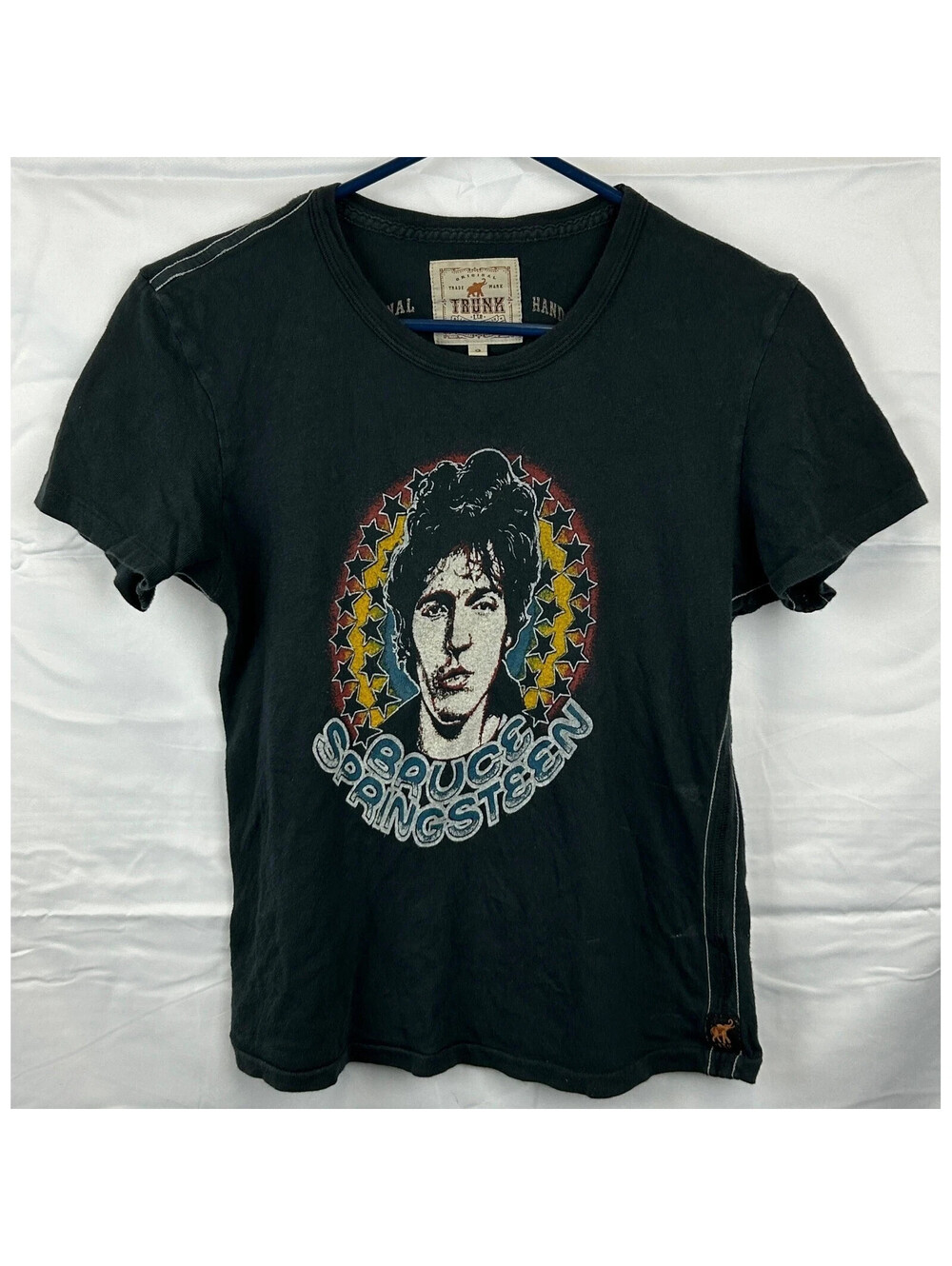 Vintage Trunk Ltd Bruce Springsteen Graphic Size 2 Black T-Shirt